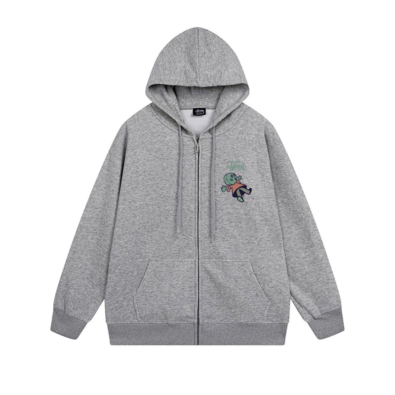 Stussy Tropical Bird Floral Full-Zip Hoodie