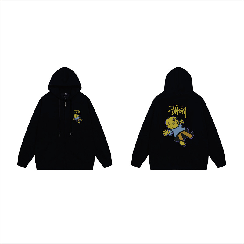 Stussy Tropical Bird Floral Full-Zip Hoodie