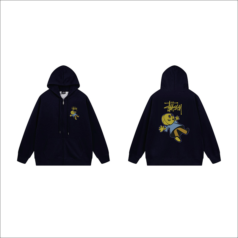 Stussy Tropical Bird Floral Full-Zip Hoodie