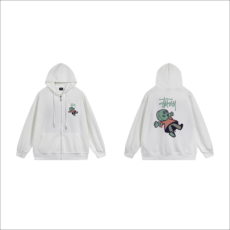 Stussy Tropical Bird Floral Full-Zip Hoodie