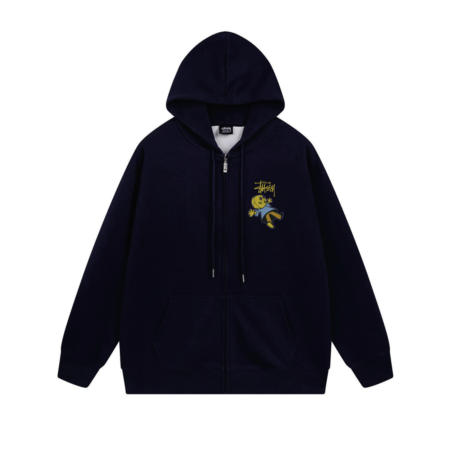 Stussy Tropical Bird Floral Full-Zip Hoodie