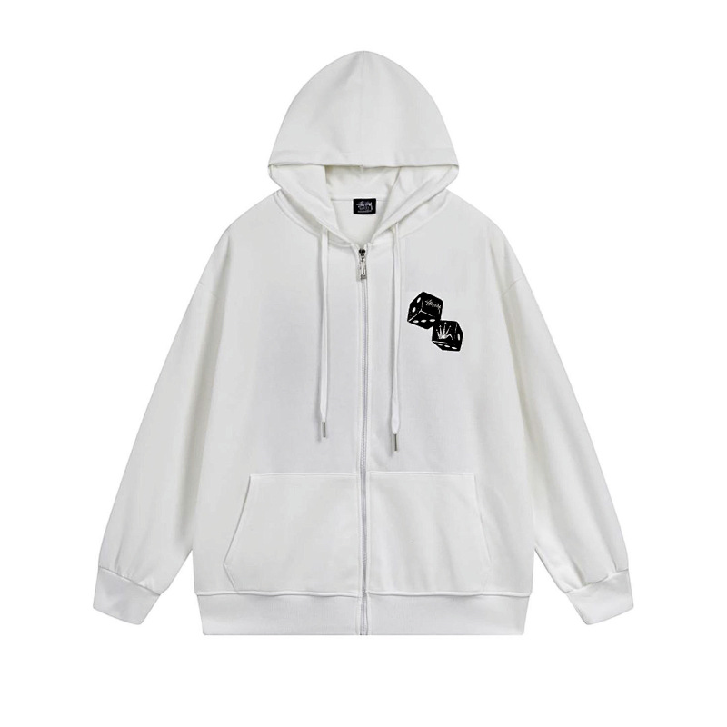 Stussy Tumbling Dice Pair Full-Zip Hoodie