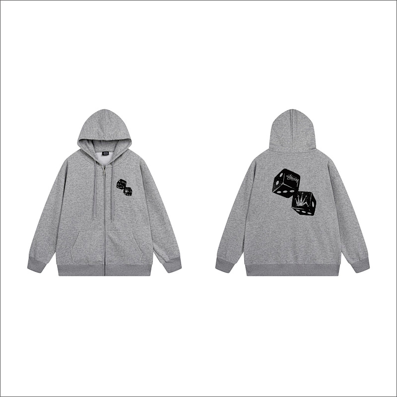 Stussy Tumbling Dice Pair Full-Zip Hoodie