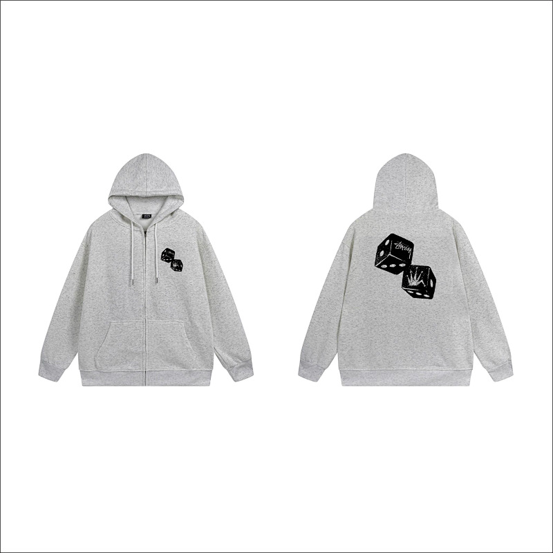 Stussy Tumbling Dice Pair Full-Zip Hoodie