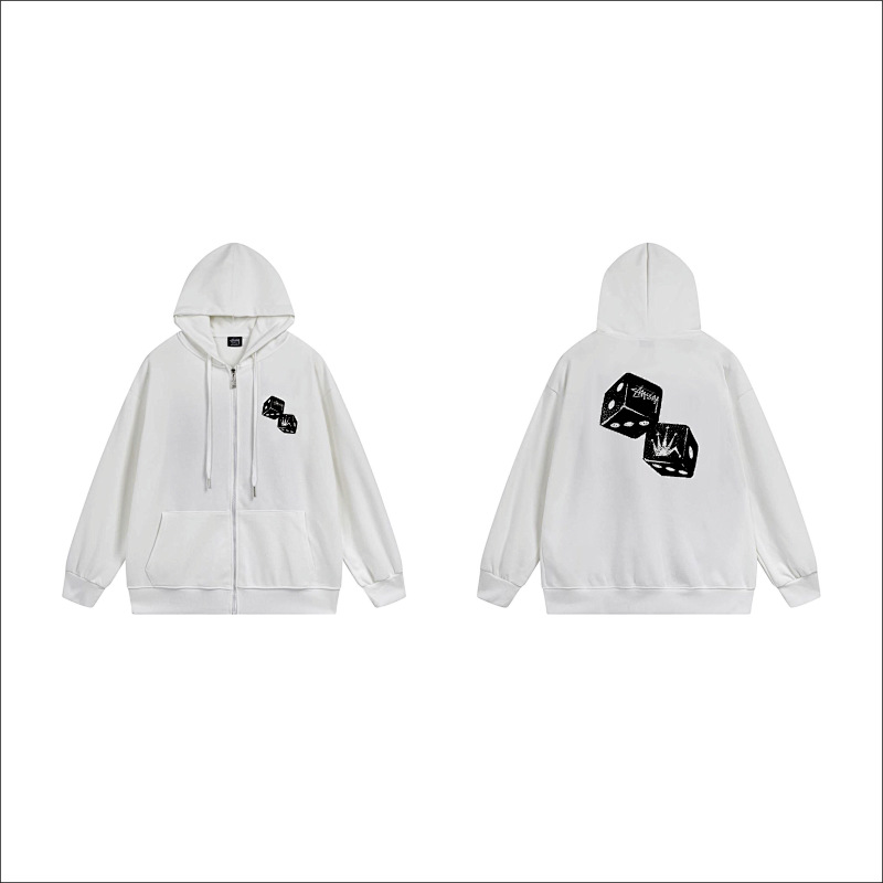 Stussy Tumbling Dice Pair Full-Zip Hoodie