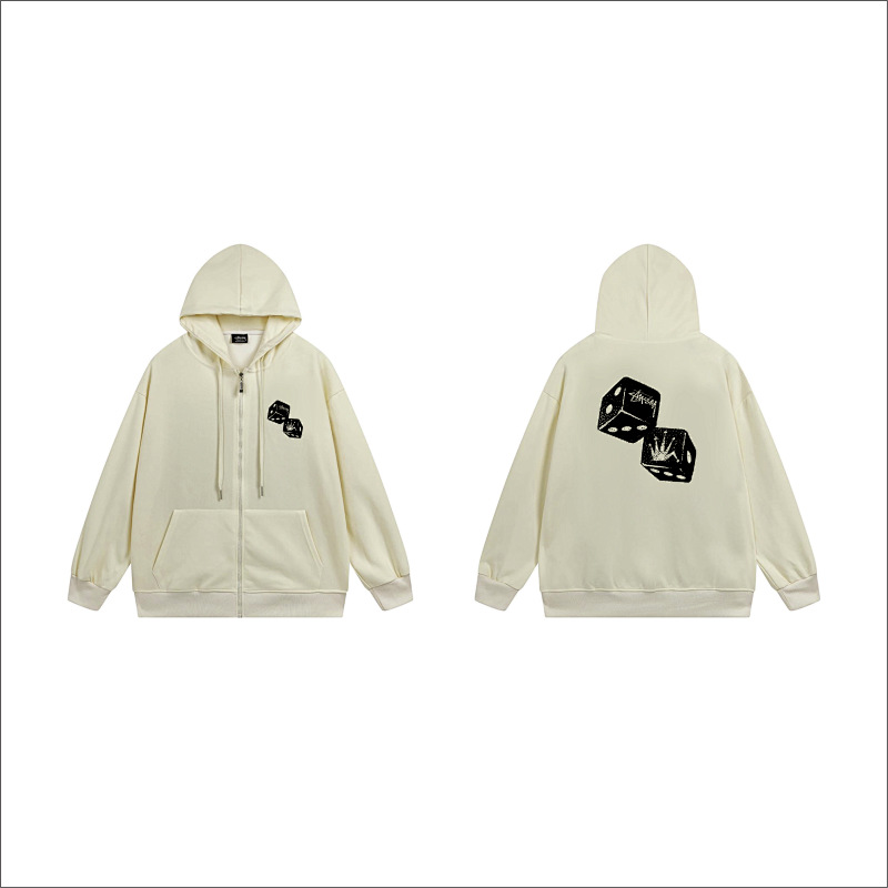 Stussy Tumbling Dice Pair Full-Zip Hoodie