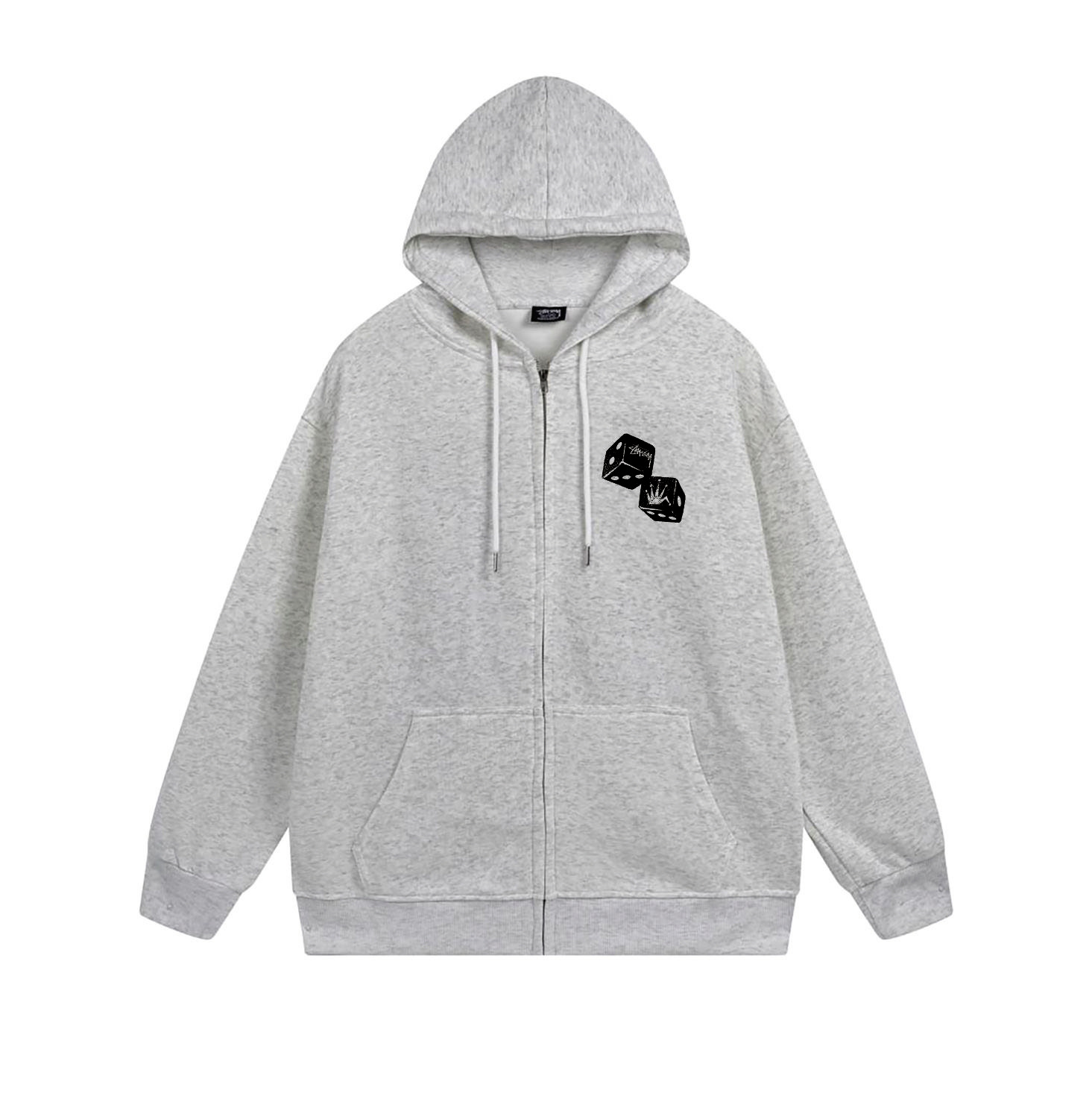 Stussy Tumbling Dice Pair Full-Zip Hoodie