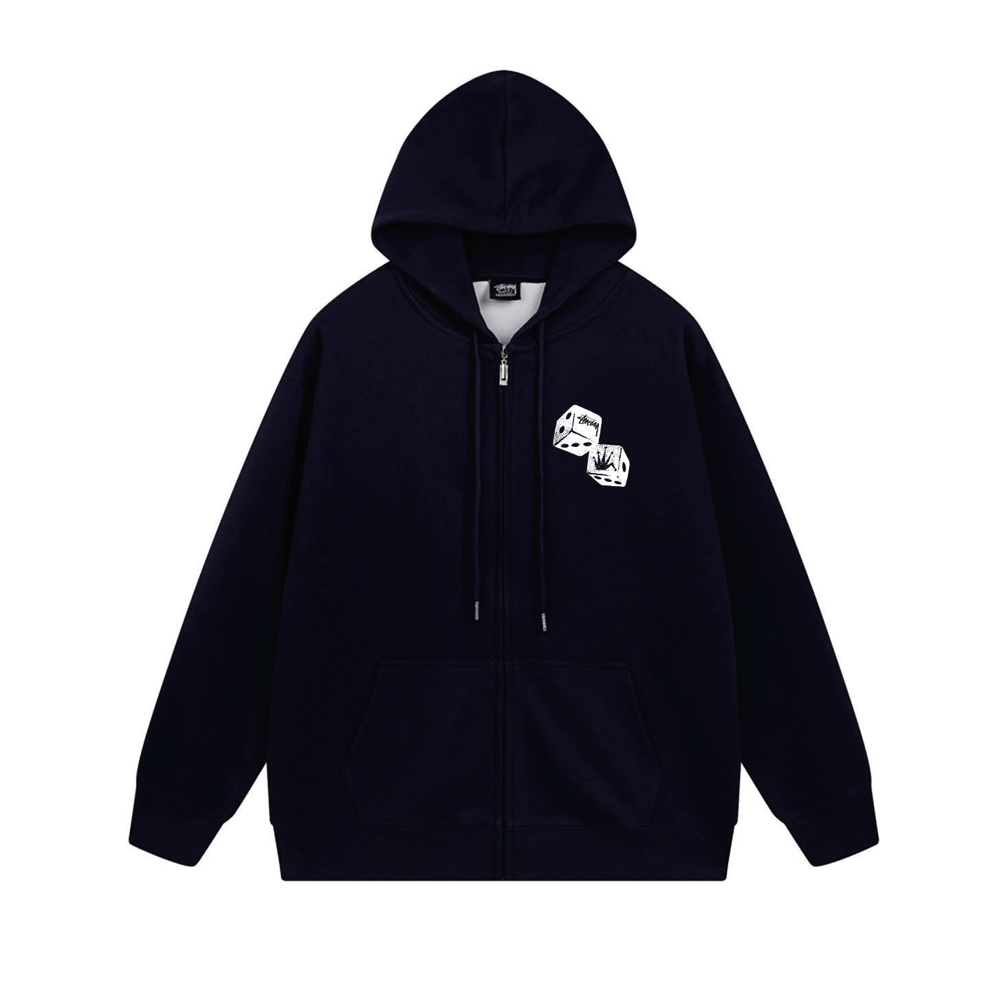 Stussy Tumbling Dice Pair Full-Zip Hoodie