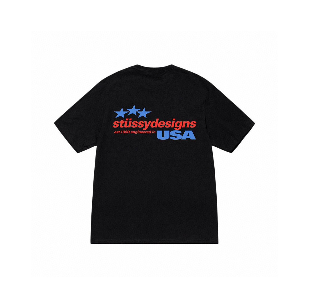 Stussy USA City Chest Logo T-Shirt