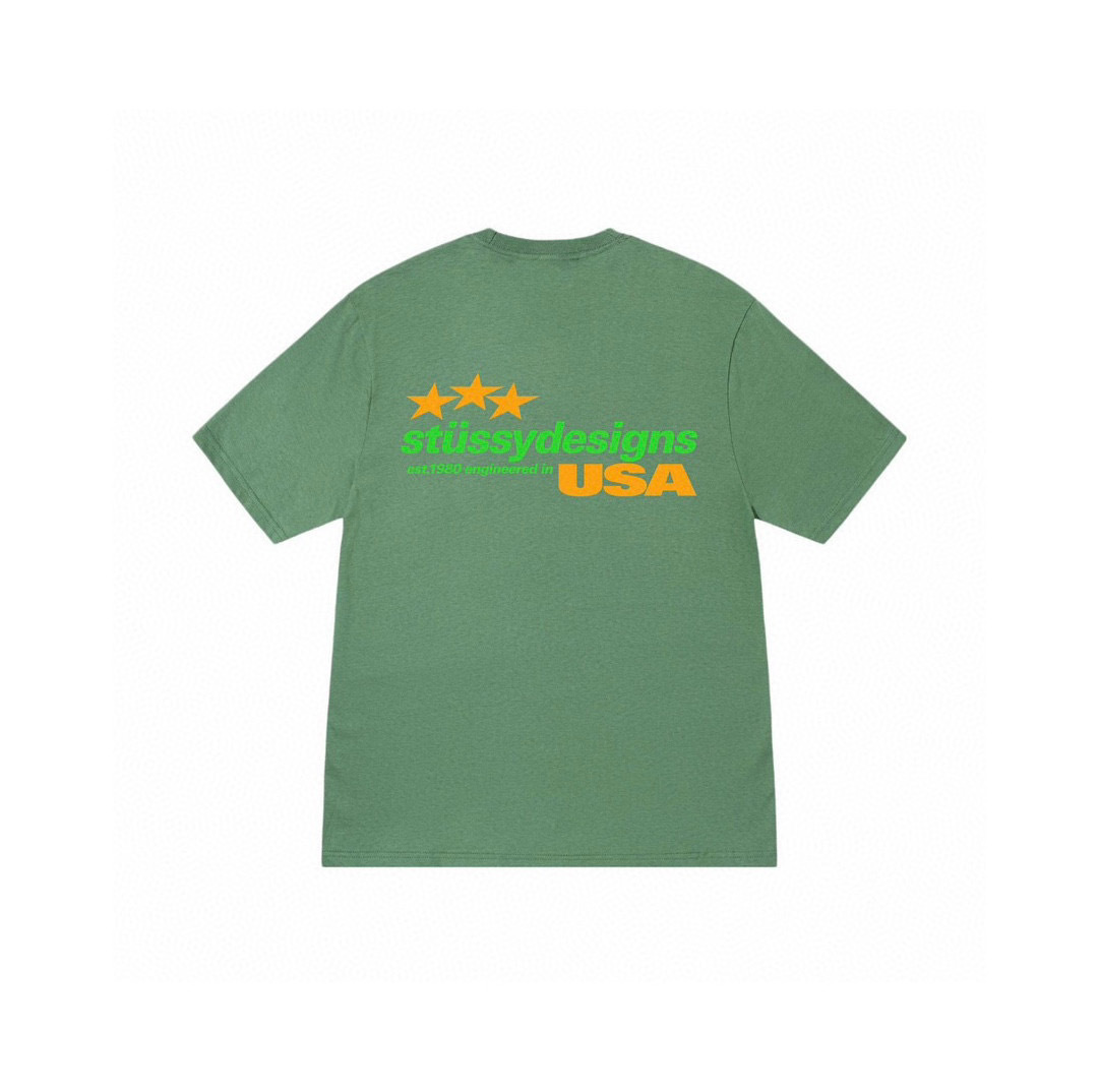 Stussy USA City Chest Logo T-Shirt