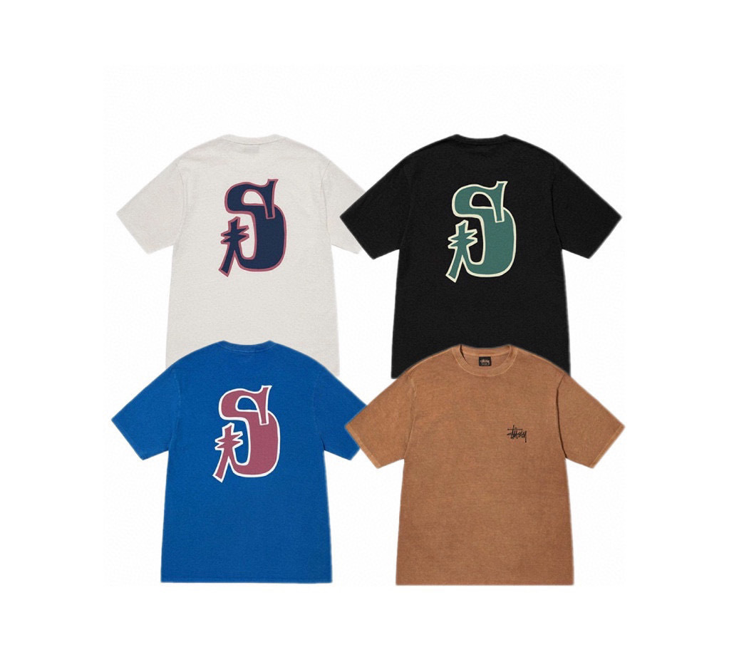 Stussy Varsity S Monogram T-Shirt