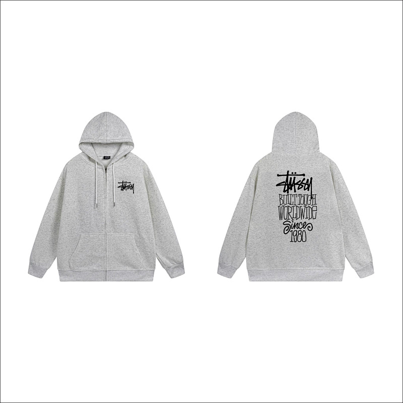 Stussy Vertical City List Full-Zip Hoodie