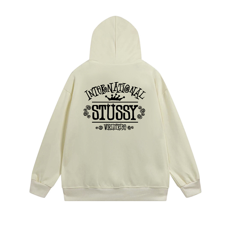 Stussy Vintage Banknote Graphic Full-Zip Hoodie