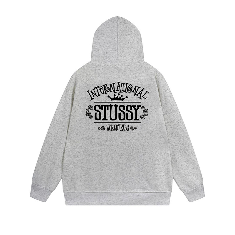 Stussy Vintage Banknote Graphic Full-Zip Hoodie