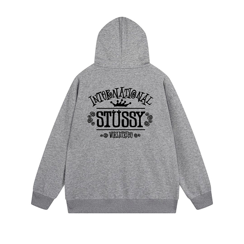 Stussy Vintage Banknote Graphic Full-Zip Hoodie