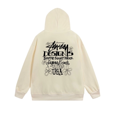 Stussy Vintage Typography Stamp Full-Zip Hoodie 02