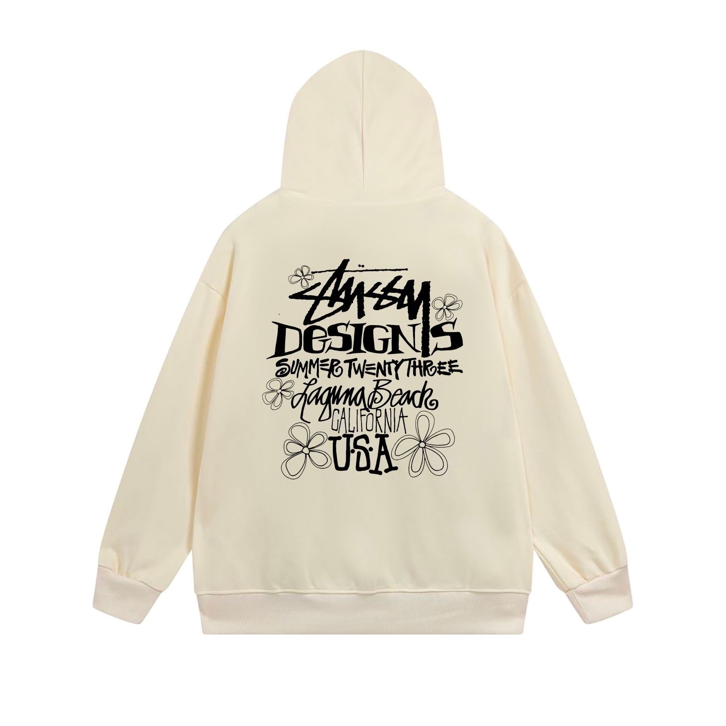 Stussy Vintage Typography Stamp Full-Zip Hoodie