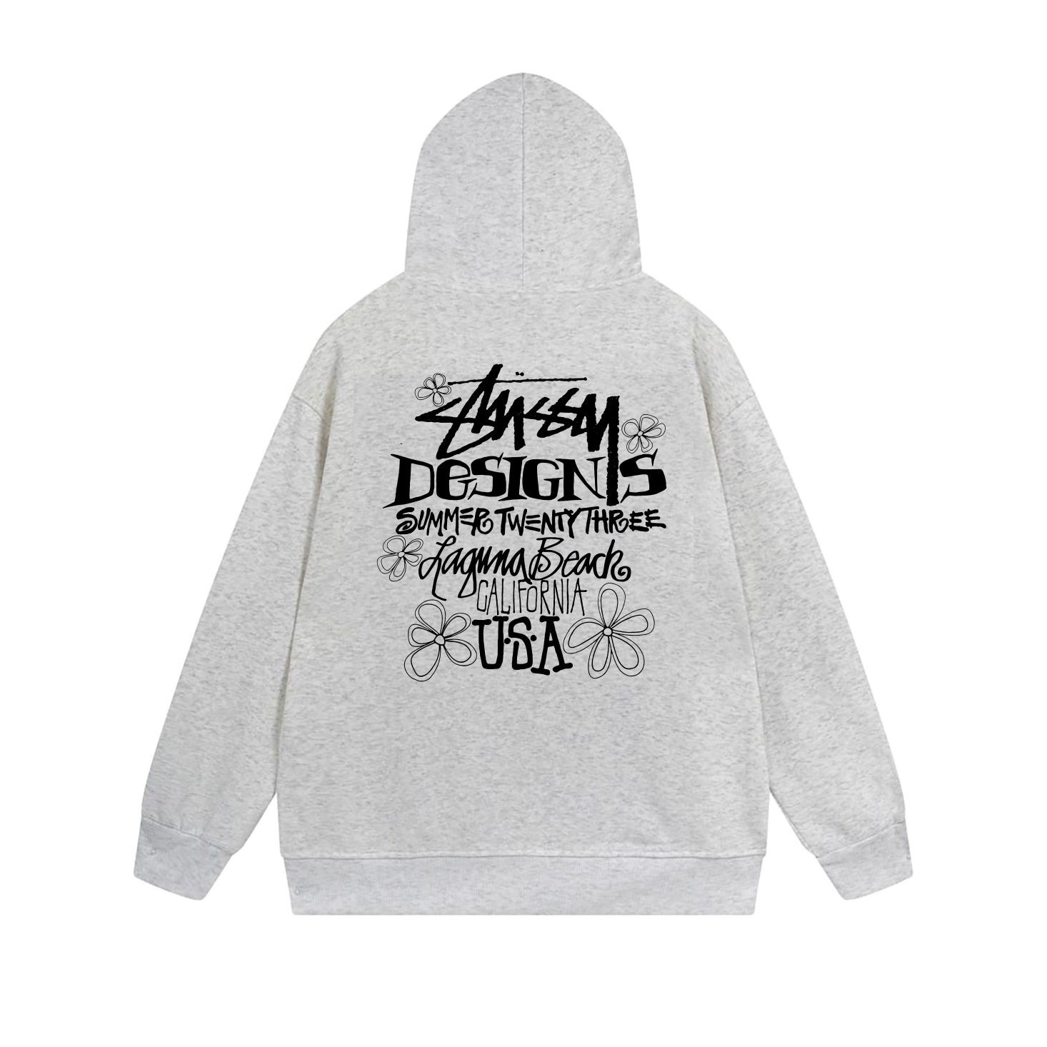 Stussy Vintage Typography Stamp Full-Zip Hoodie