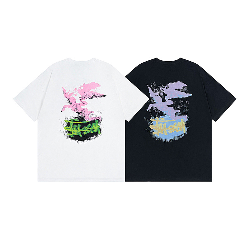 Stussy Watercolor Landscape T-Shirt