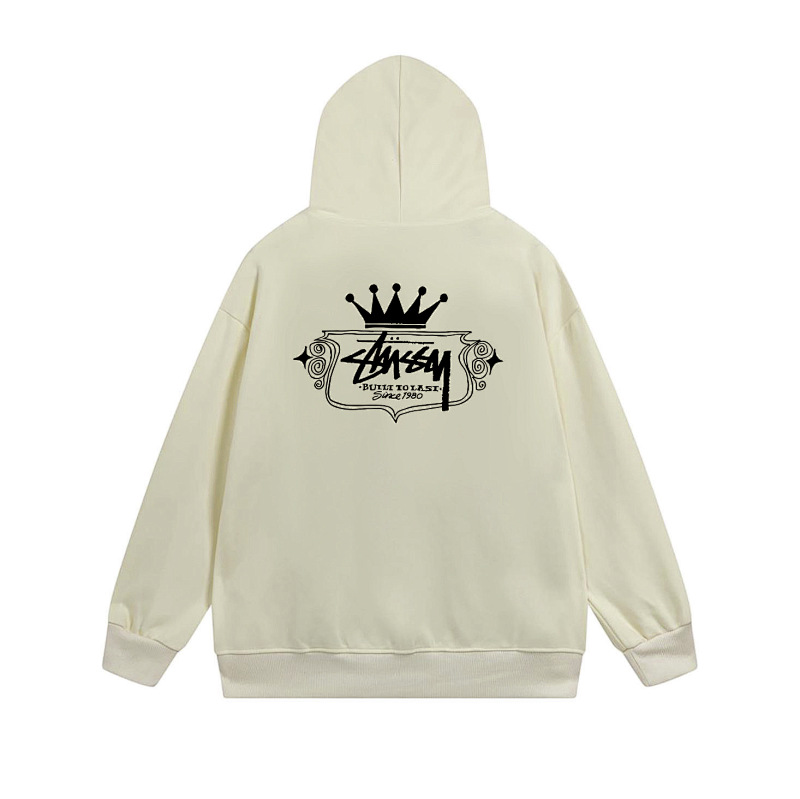 Stussy Winged Oval Crest Full-Zip Hoodie