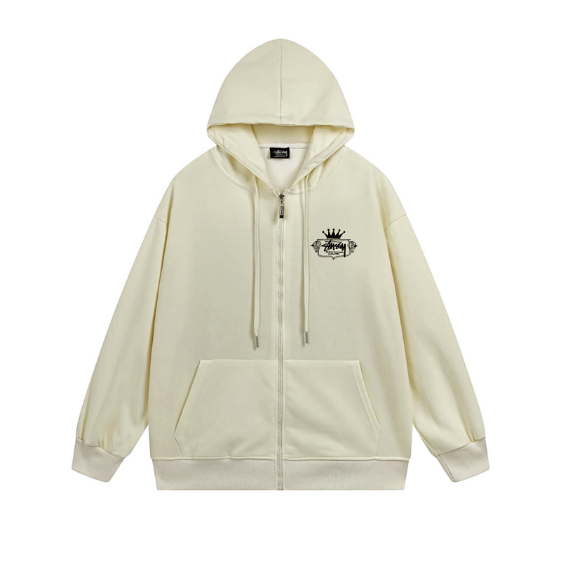 Stussy Winged Oval Crest Full-Zip Hoodie