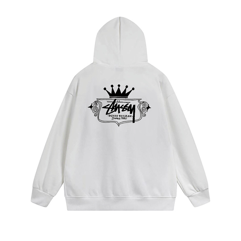 Stussy Winged Oval Crest Full-Zip Hoodie