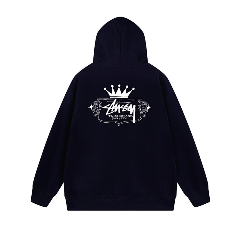 Stussy Winged Oval Crest Full-Zip Hoodie