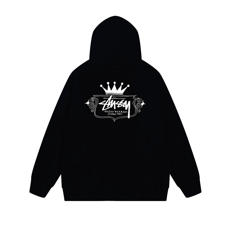 Stussy Winged Oval Crest Full-Zip Hoodie