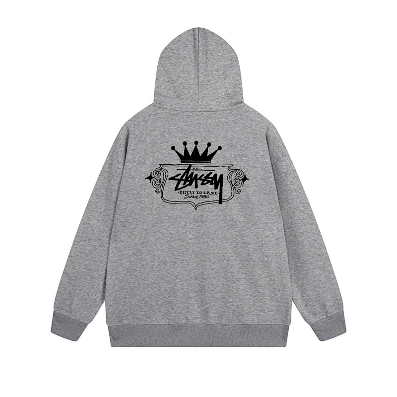 Stussy Winged Oval Crest Full-Zip Hoodie
