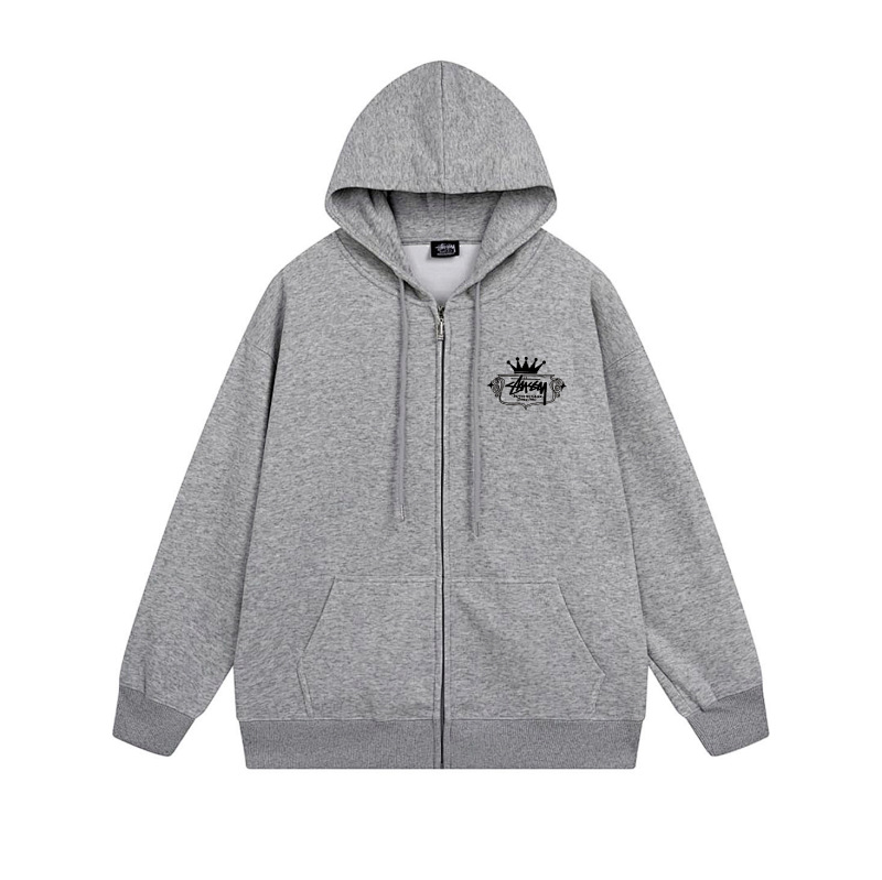 Stussy Winged Oval Crest Full-Zip Hoodie