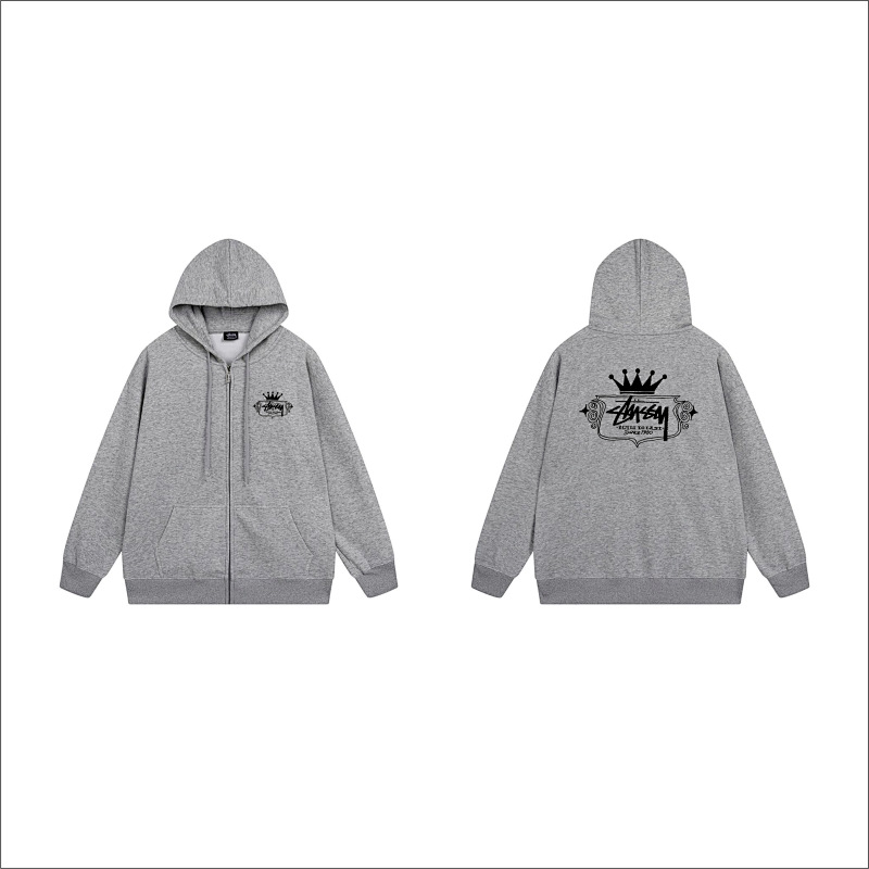 Stussy Winged Oval Crest Full-Zip Hoodie