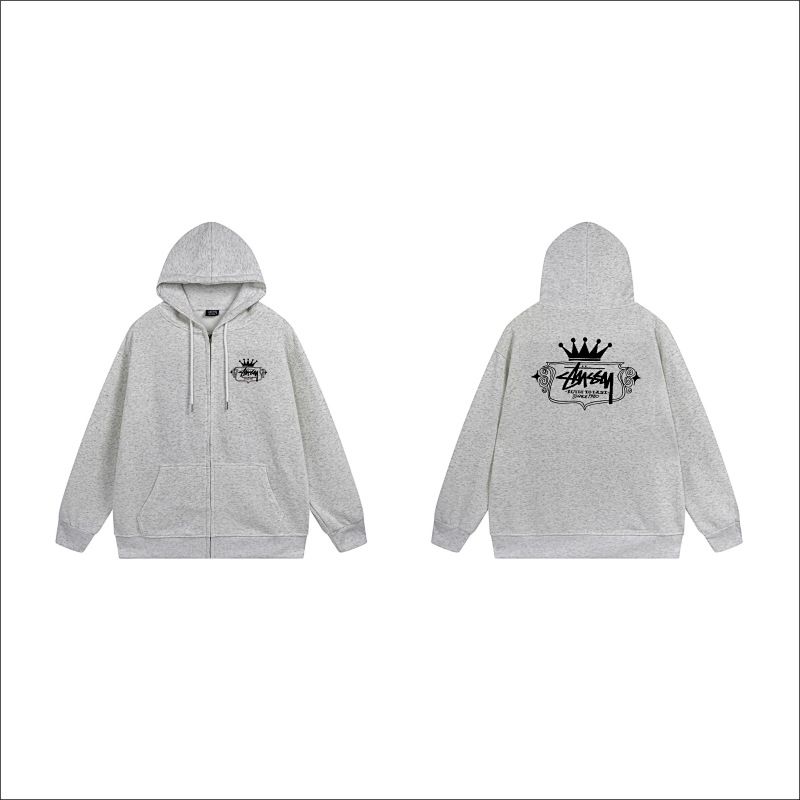 Stussy Winged Oval Crest Full-Zip Hoodie