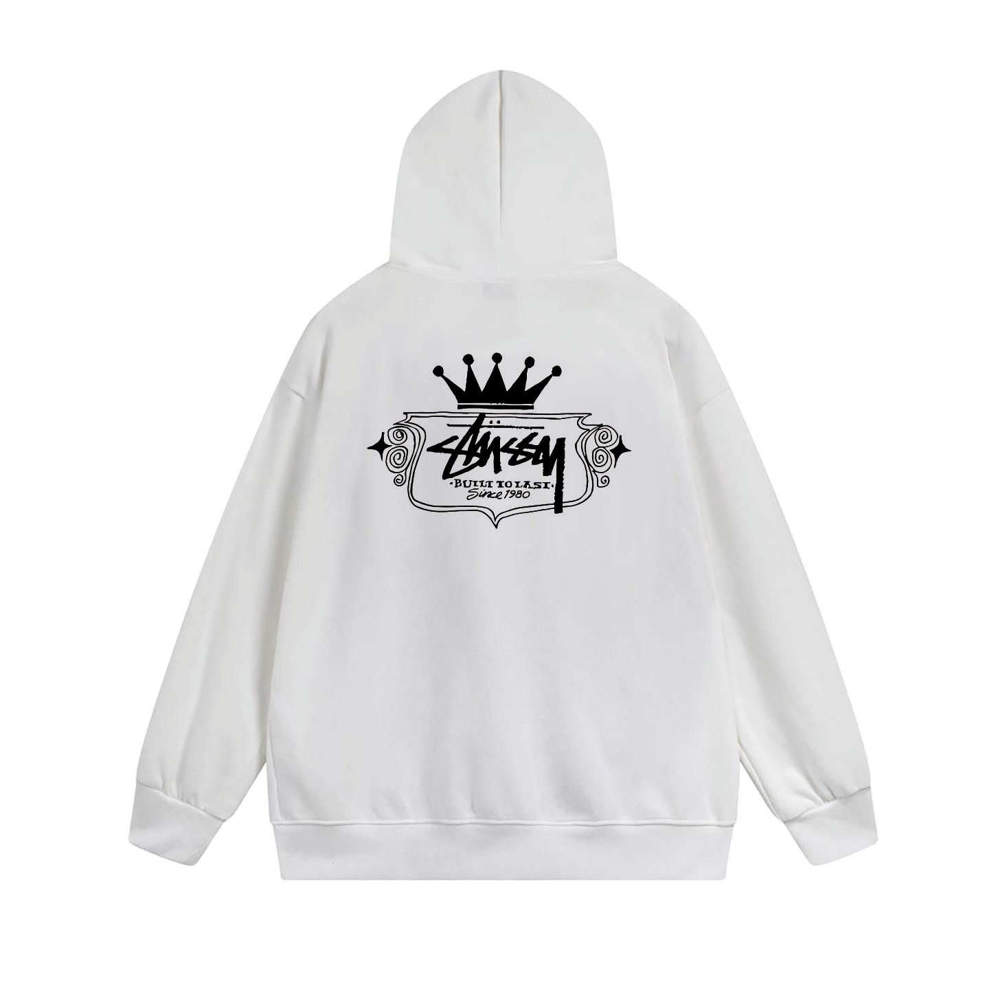Stussy Winged Oval Crest Full-Zip Hoodie