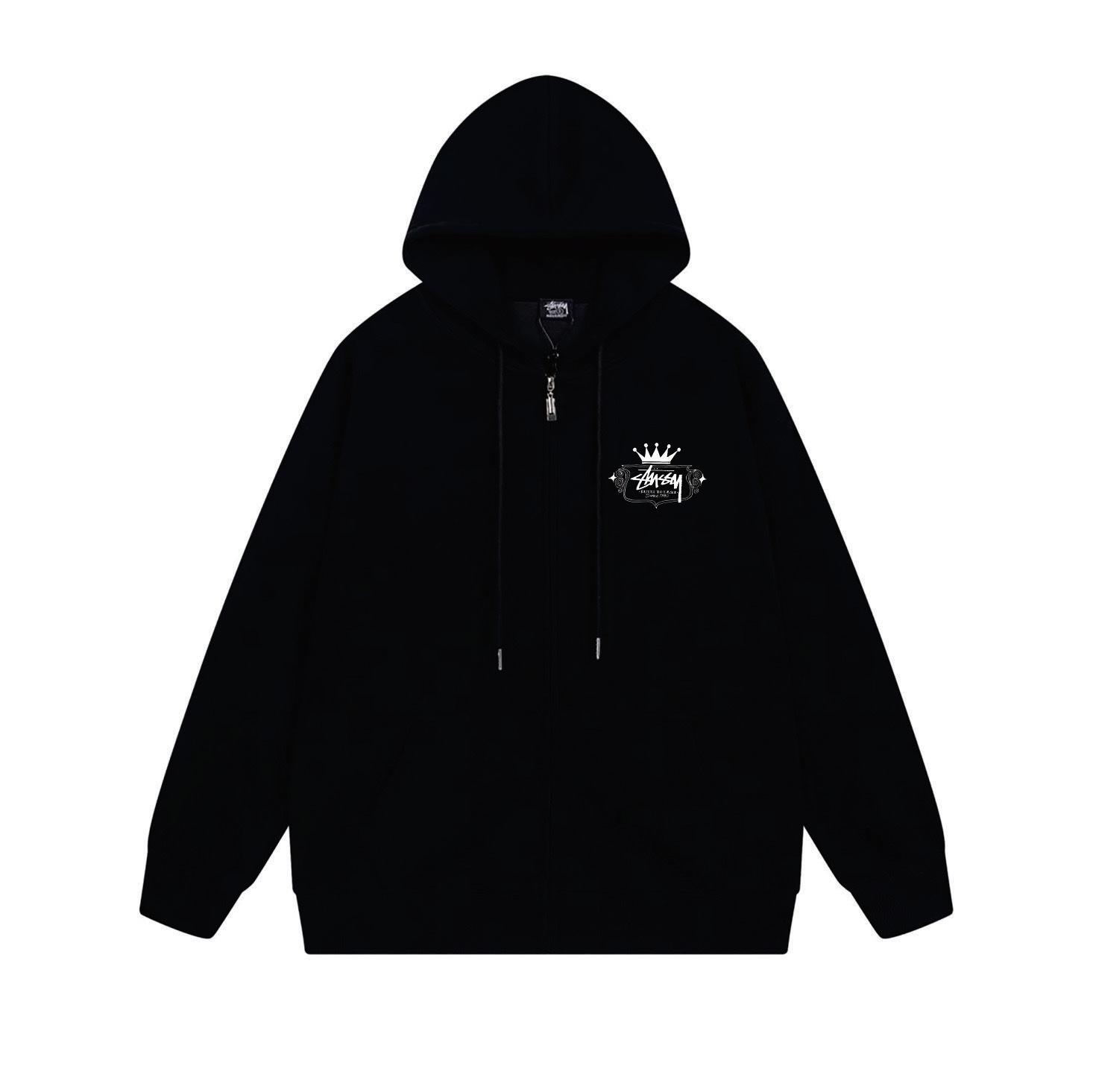Stussy Winged Oval Crest Full-Zip Hoodie