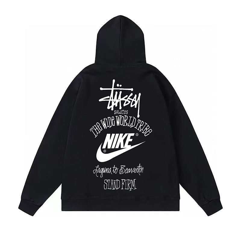 Stussy Winged Sports Emblem Pullover Hoodie