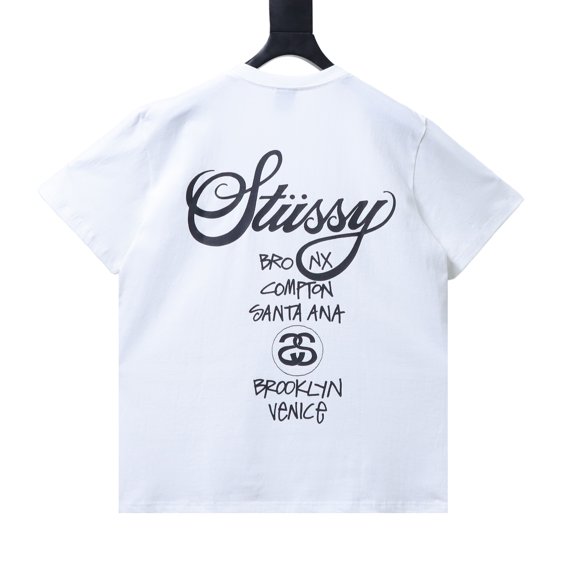 Stussy World Tour City List T-Shirt White