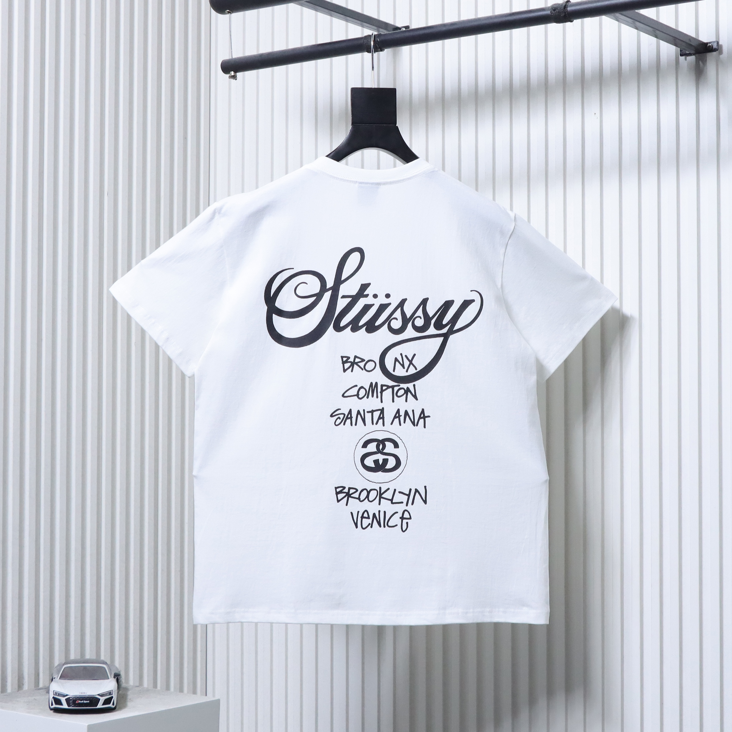 Stussy World Tour City List T-Shirt White