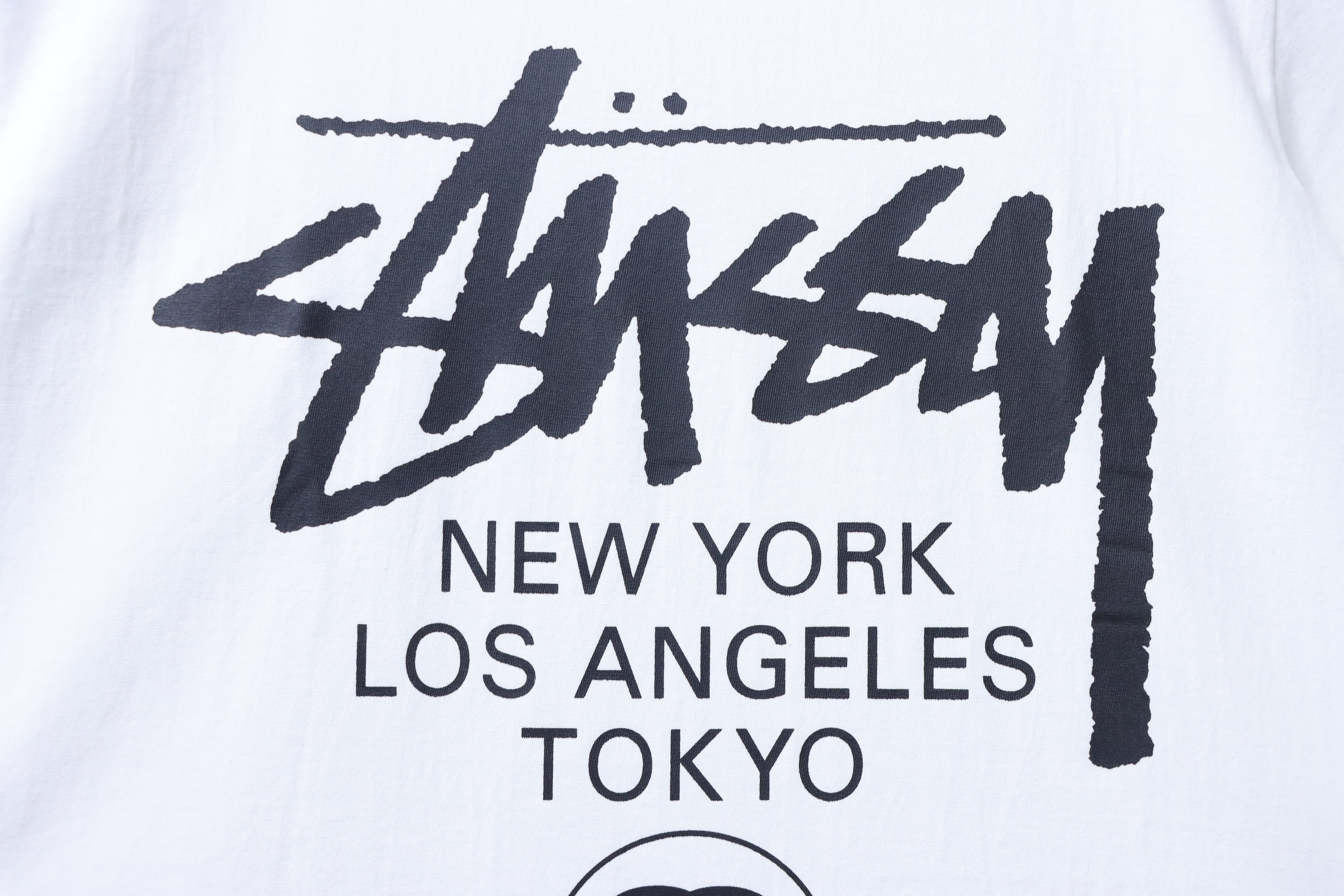 Stussy World Tour City List T-Shirt White