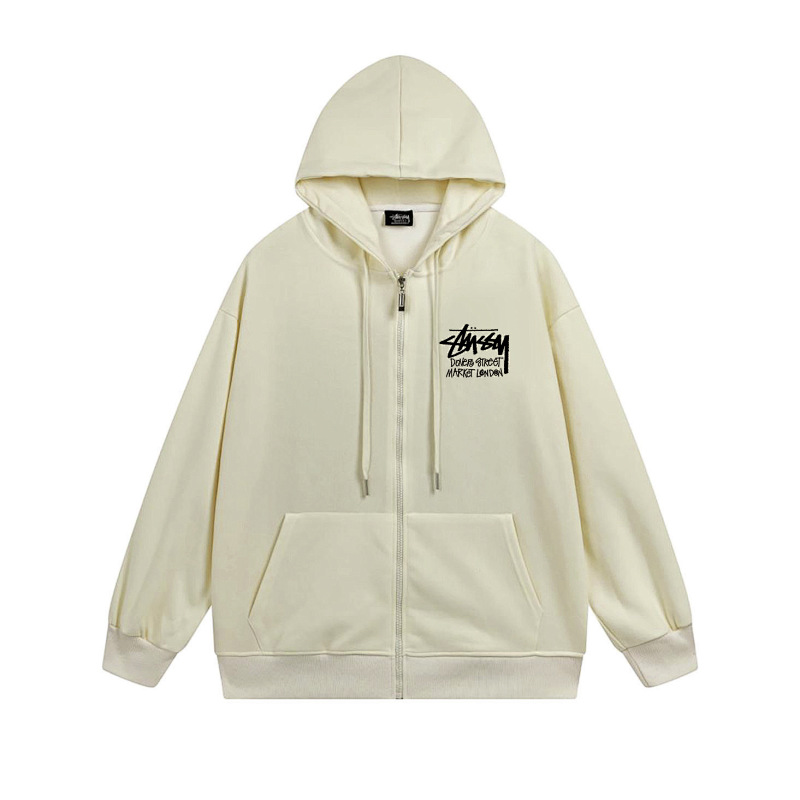 Stussy World Tour Signature Full-Zip Hoodie