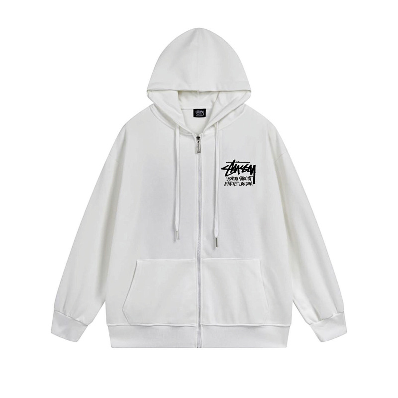Stussy World Tour Signature Full-Zip Hoodie