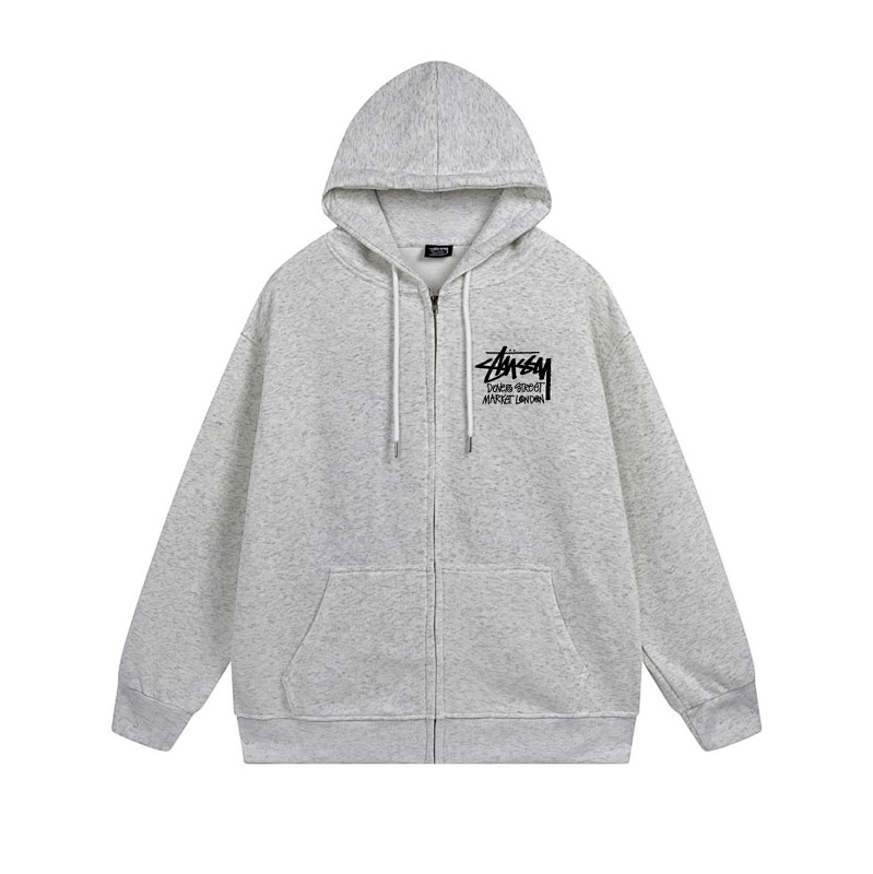 Stussy World Tour Signature Full-Zip Hoodie
