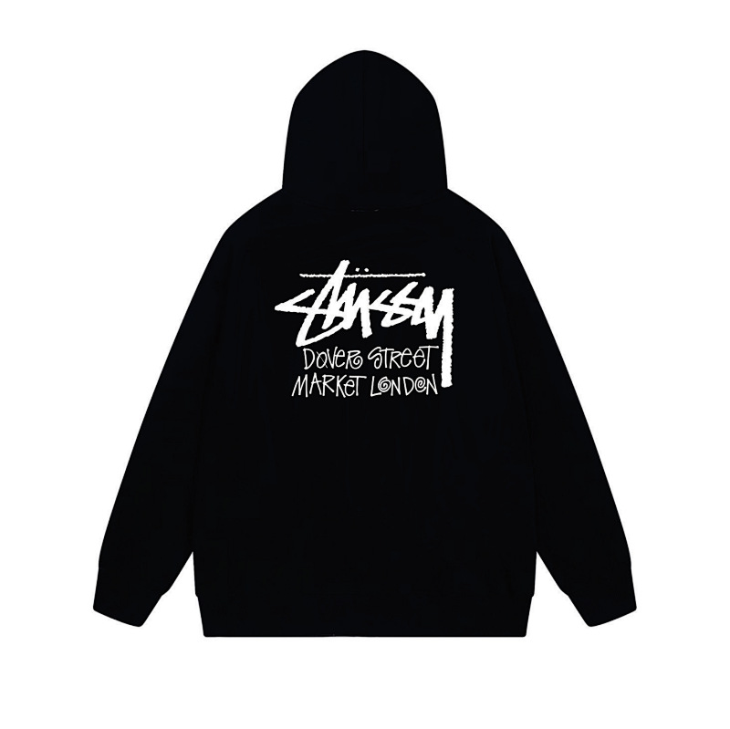 Stussy World Tour Signature Full-Zip Hoodie
