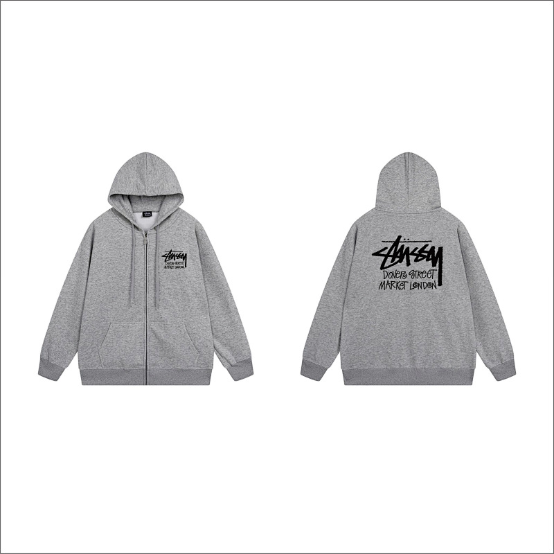 Stussy World Tour Signature Full-Zip Hoodie