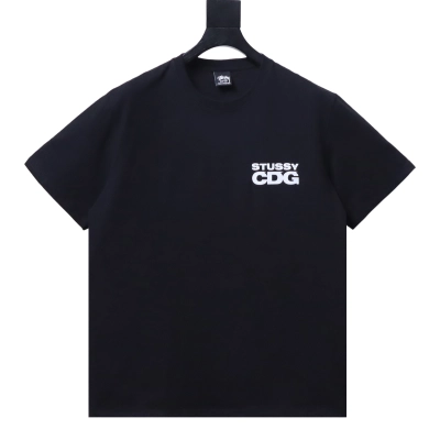 Stussy x CDG 80-20 Crown T-Shirt Black 02