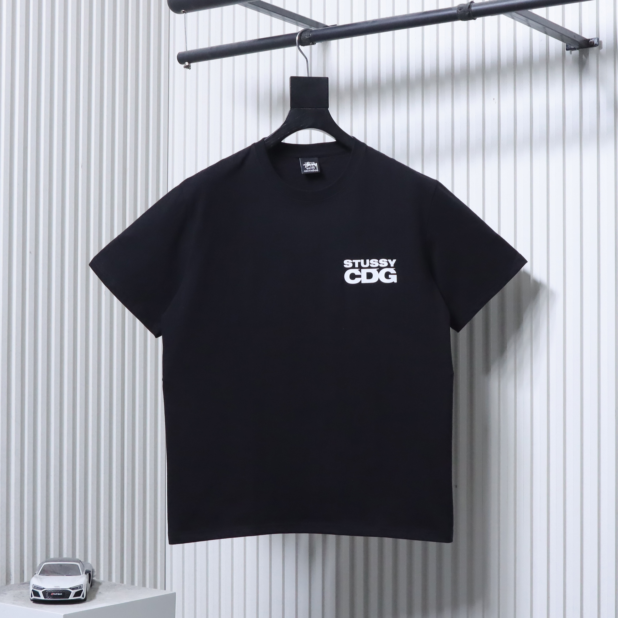 Stussy x CDG 80-20 Crown T-Shirt Black