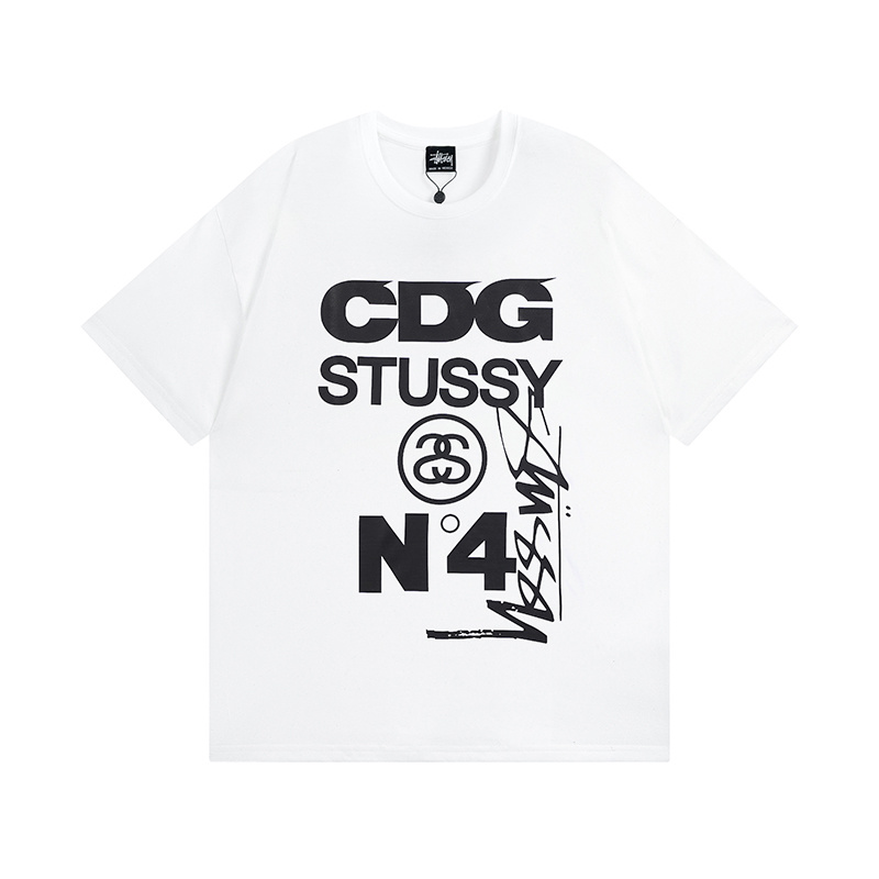 Stussy x CDG 80 N4 Typography T-Shirt