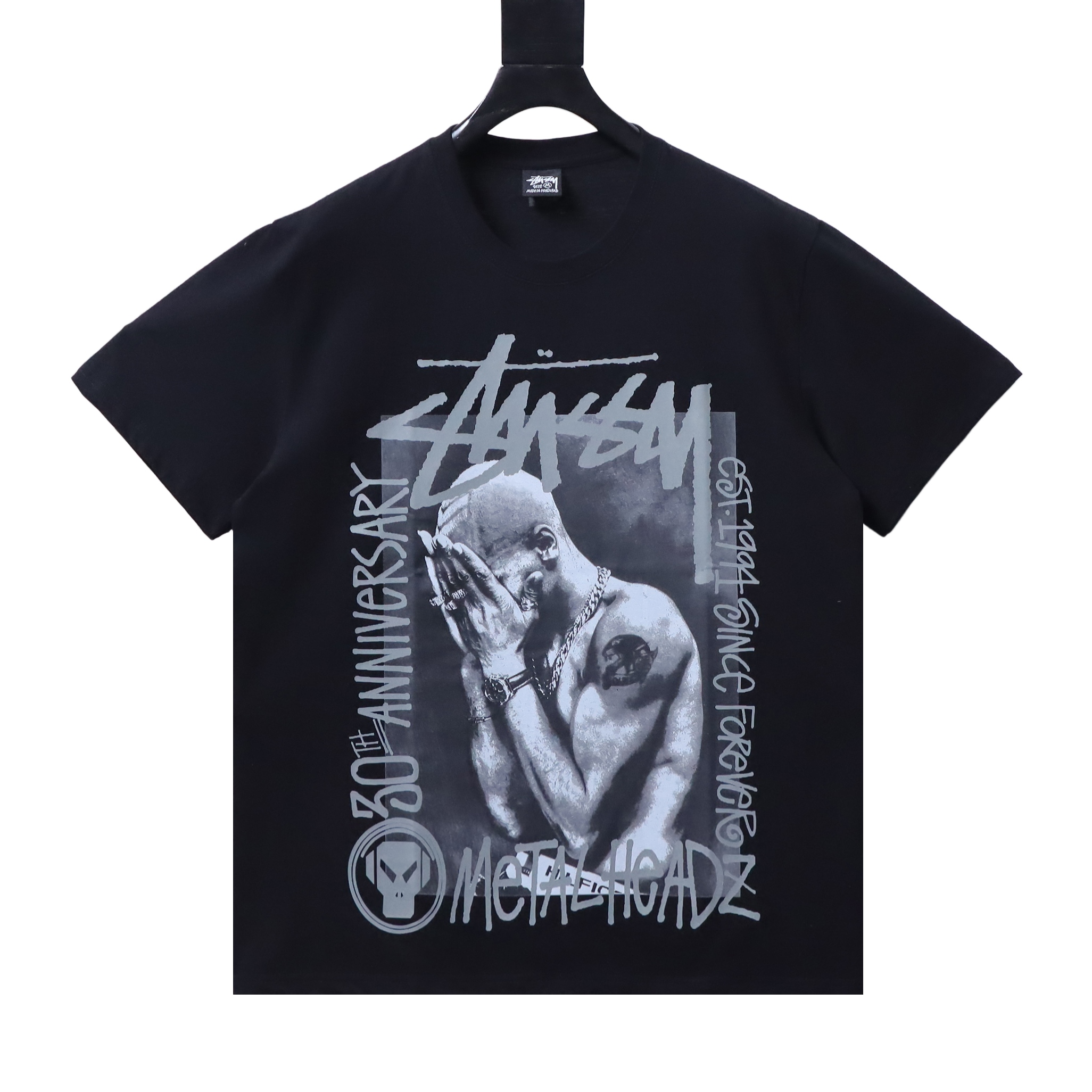 Stussy x Metalheadz Dark Portrait T-Shirt