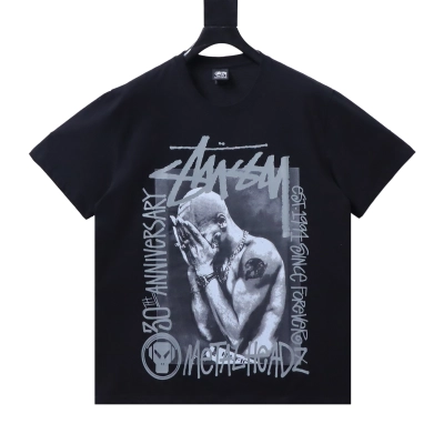 Stussy x Metalheadz Dark Portrait T-Shirt 01