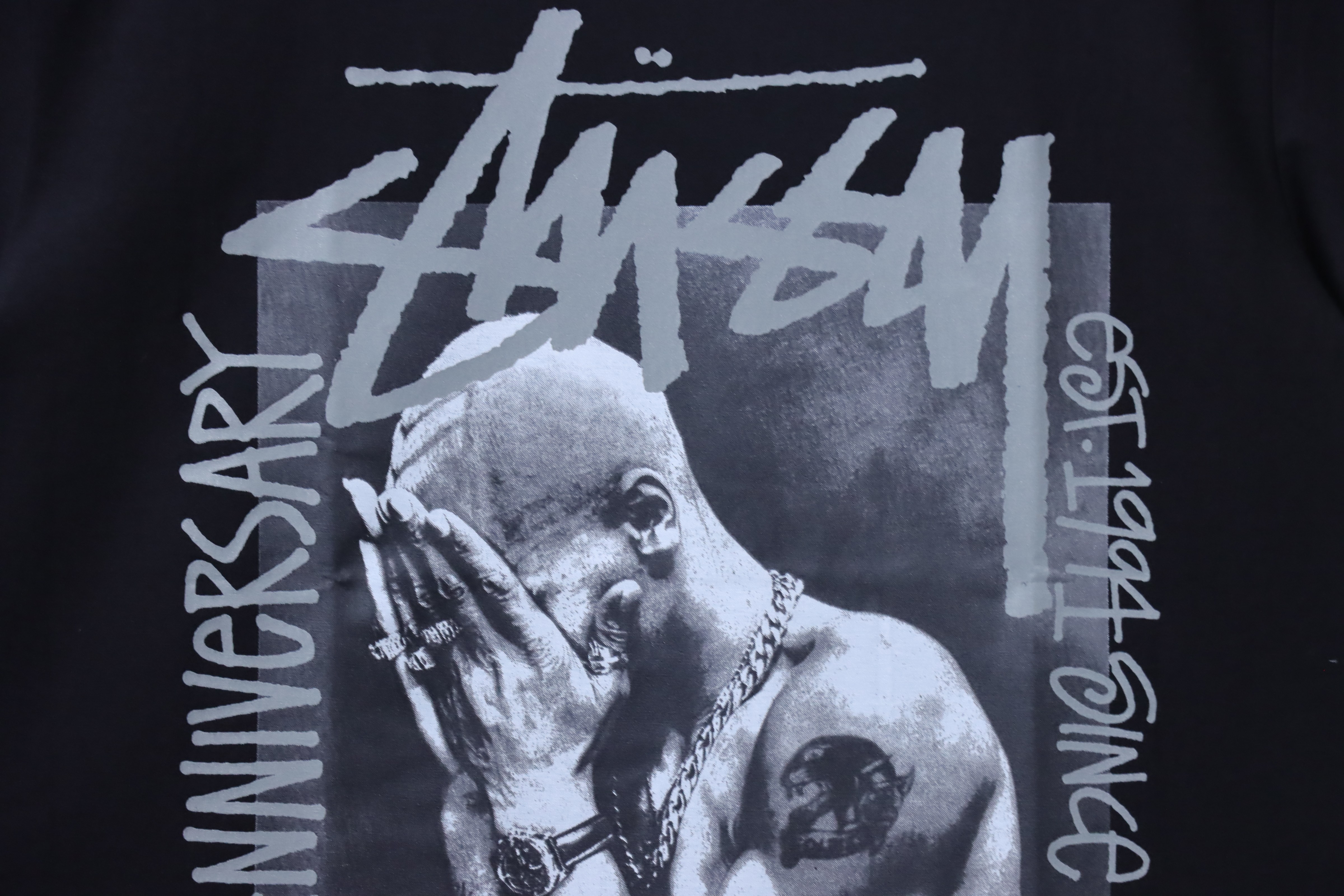 Stussy x Metalheadz Dark Portrait T-Shirt