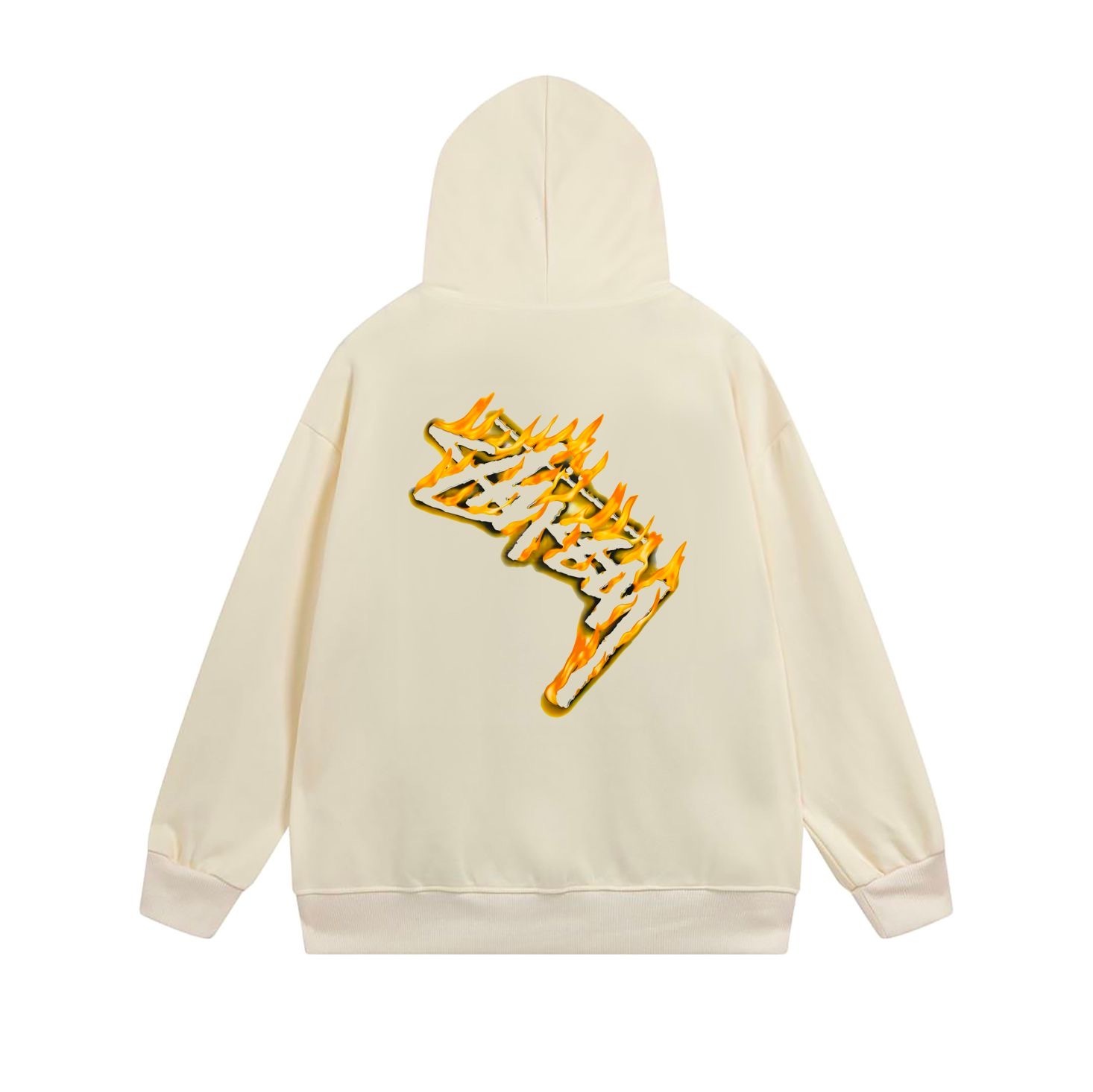 Stussy Yellow Checkerboard Lightning Full-Zip Hoodie